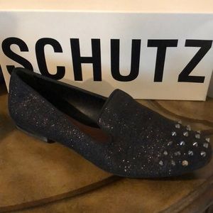 Glitter Loafer with studs